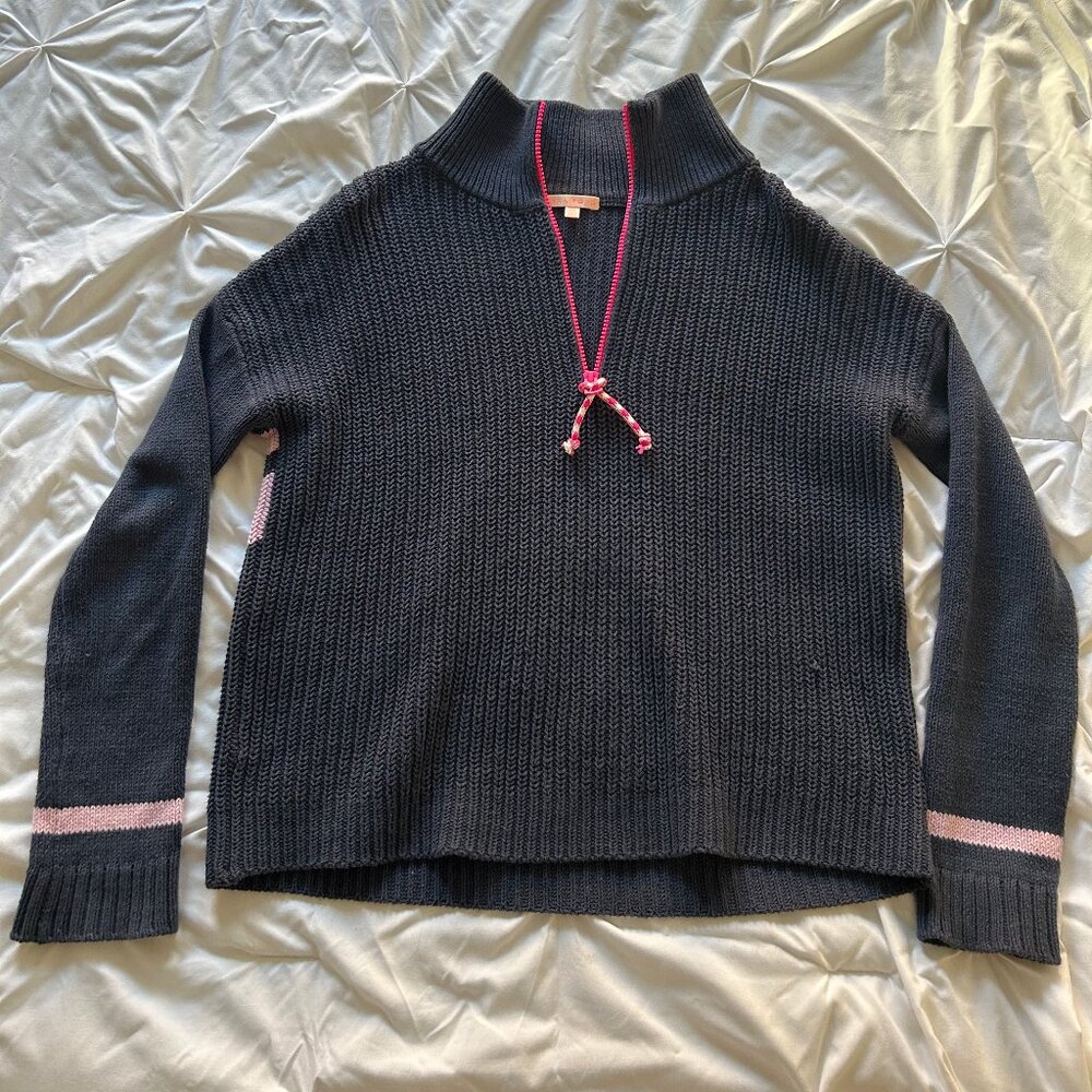 Lisa Todd Quarter Zip Sweater Pullover